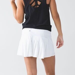 Lululemon Circuit‎ Breaker Skirt, White